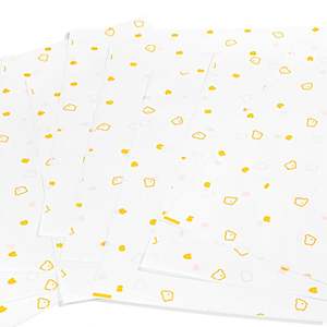 กระดาษเคลือบเมทัลไลซ์ PE กันน้ำแบบกำหนดเอง สำหรับห่อแซนวิช แฮมเบอร์เกอร์ เค้ก ขนมปัง เนื้อไก่ งานฝีมือ ลูกอม รีไซเคิลได้ ผลิตจากวัสดุบริสุทธิ์ - Product Image 6