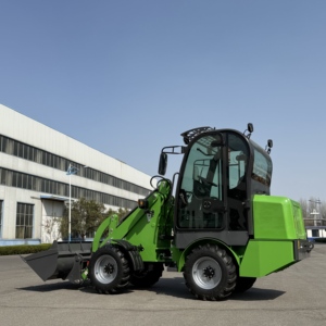 Mini-chargeur électrique INMAX EV10, capacité de charge de 1000 kg, puissance de levage de 1100 kg, compact, petit chargeur électrique pour la construction et l'agriculture - Product Image 2