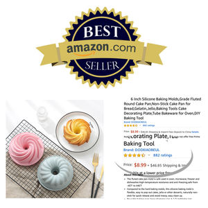 Beeman-Mini herramientas de decoración de pasteles de Navidad, molde de silicona para hornear, bandeja, Pan Bundt - Product Image 2