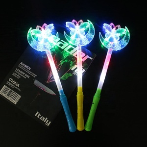 Wholesale New Led Light up Star Heart Snow LED Stick <strong>Glow</strong> Stick for Cheer Snow Flake Led Light up <strong>Glow</strong> <strong>Wands</strong> 11 Inch 12 Inch - Product Image 2