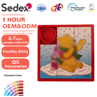 Rompecabezas Deslizante de 3x3 de 10 cm con Imagen Personalizada, Juguete Educativo de Plástico, Juguetes Promocionales para Niños Mayores de 3 Años, Coordinación Mano-Ojo