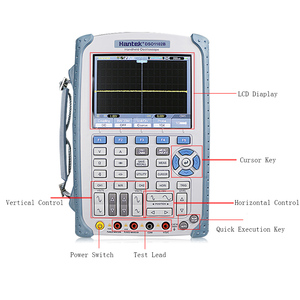 Hantek DSO1202BV 200MHz Osciloscopio portátil de 2 canales Multímetro de 6000 cuentas para laboratorio 1GSa / s - Product Image 2