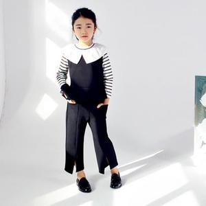Ensemble de vêtements pour filles avec collier à volants, fabriqué en Chine - Product Image 1