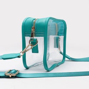 Sacs à bandoulière transparents en PVC pour femmes, avec fermeture éclair étanche, sacs à bandoulière portables pour l'automne et l'hiver - Product Image 4