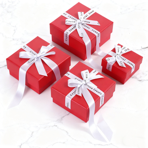 Cajas de joyería cuadradas blancas cubiertas Tiandi DE FÁBRICA DE China con logotipo de bricolaje y diseño de cubierta, cajas de embalaje de regalo de papel personalizadas - Product Image 1