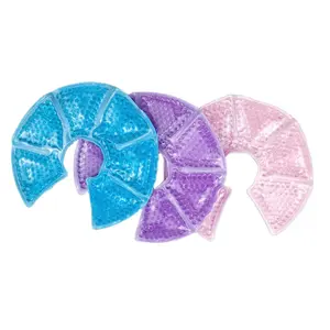 Non Toxic Freezable Reusable OEM Breast Ice Pack Gel Beads Pack Ice Pad For Breast
