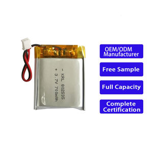 3,7V 802535 700mAh Wiederaufladbare Li-Polymer-Zelle Maßgefertigt mit PCB für Drohnen/Lautsprecher CE/UN38.3/UL Zertifiziert ODM-Hersteller - Product Image 1
