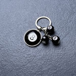 2025 fabricante Shot cara sonriente llavero bolsa hebilla dados número 8 media luna colgante llave colgante Metal dados llavero - Product Image 5