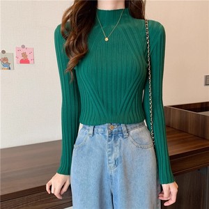 Camiseta de Suéter Básica Fina de Manga Longa com Gola Redonda para Mulheres, Nova Chegada da Moda Primavera - Product Image 5