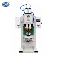 Machine de soudage par résistance à trois couches à double tête, électrique, fixe, sur pied, industrielle, en acier au carbone, avec lame de scie