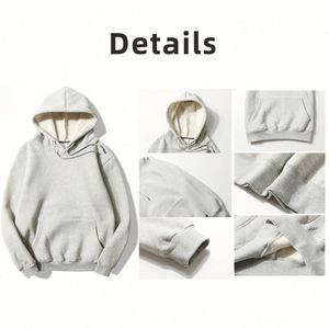 Wholesale Terylene Pullover Custom logo Printing Oem Embroidery Unisex Blank Sportswear Custom Men's Hoodie - Product Image 2