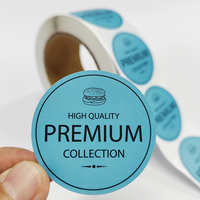 Étiquette auto-adhésive Impression de marque de commerce Autocollant publicitaire Logo transparent personnalisé Autocollant en vinyle Code QR personnalisé