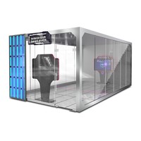 Centre de fitness interactif multijoueur en intérieur, appareil de divertissement sportif numérique à écran large pour le tir de balles, matériel