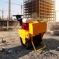 Compacteur à tambour vibrant simple, moteur diesel haute efficacité