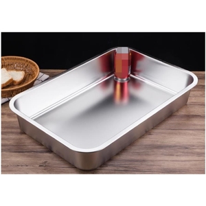 Factory Stainless Steel <b>Small</b> square <b>Tray</b> for Restaurant Commercial Snack <b>Tray</b> - Product Image 4