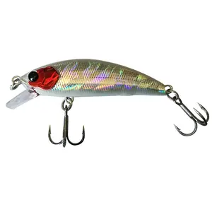 LUTAC 50MM 5G Sinking Black Minnow Lure Leurre Brochet Articulos De Pesca Isca Artificial Lures For Bass