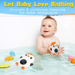 Termómetro de Baño para Bebés al por Mayor - Sensor Inteligente Recargable con Forma de Pingüino de Plástico para Monitoreo Seguro - Product Image 4