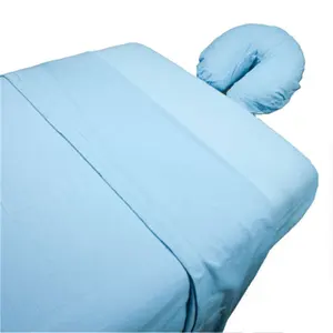 Ensemble de draps de table de massage en microfibre 3 pièces, couverture de berceau pour le visage douce et respirante