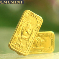 Pièces de monnaie sculptées, barre de buffle en laiton de 1 gramme, monnaie de défi, pièce commémorative, cadeau