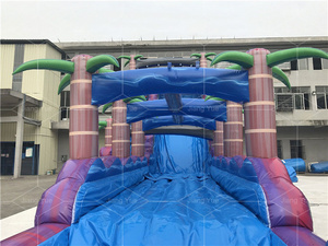 New Tùy Chỉnh Lớn Trẻ Em Trượt Nước Nhà Sản Xuất Sân Chơi Thương Mại Rừng Chủ Đề Inflatable Trượt Nước Với Hồ Bơi Cho Người Lớn - Product Image 4