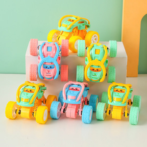 Voiture tout-terrain à inertie à quatre roues motrices pour enfants, jouet en plastique pour garçons de 2 à 4 ans, couleur macaron - Product Image 3