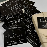Cartes de remerciement personnalisées en papier couché coloré biodégradable et respectueux de l'environnement, avec pelliculage mat, en matériaux recyclés, pour promotion (dossiers promotionnels)
