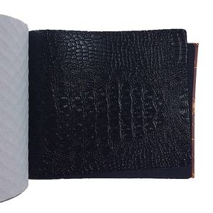 Tela de Vinilo Marino con Estampado de <span class=keywords><strong>Cocodrilo</strong></span>, Vinilo de Cuero Sintético Estampado para Sofá, Bolsa - Product Image 1