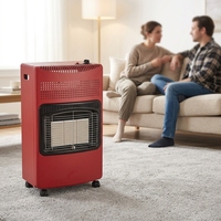 Chauffage mobile au gaz haute efficacité 4,2 kW, plaque céramique infrarouge pour salon et garage