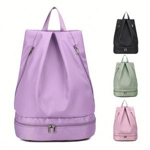 Bolsa de Yoga Impermeable de Poliéster con Logotipo Personalizado por Sublimación, Ecológica, de Moda, Unisex, Mochila con Cordón para Gimnasio, la Más Vendida de Fábrica - Product Image 1