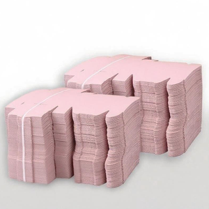 Boîte d'emballage en carton ondulé rose recyclable, boîte d'expédition polyvalente personnalisée pour chaussures, vêtements, cosmétiques et cadeaux - Product Image 2