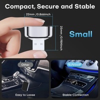 Adaptador Inalámbrico CarPlay para Apple iPhone y Android, Adaptador 2 en 1, Convierte de Cableado a Inalámbrico