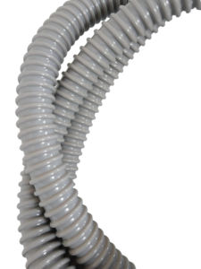 Mangas de protección de cable de manguera corrugada reforzada acanalada de PVC industrial resistente a los golpes 600V nominal para aire acondicionado - Product Image 2