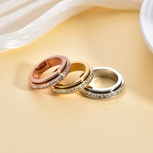 Anillo Giratorio De Plata 925 Para Aliviar La Ansiedad