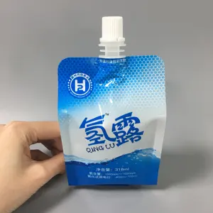 350ml hydrogen drink pack spout pouch aluminum foil oxygen-proof molecules hydrogen spout bag
