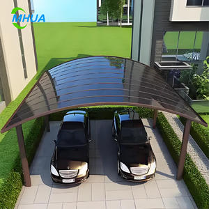 Kits de <span class=keywords><strong>carport</strong></span> modernes en alliage d'aluminium Offre Spéciale <span class=keywords><strong>2</strong></span> <span class=keywords><strong>carport</strong></span> en métal pour voiture - Product Image 5