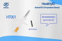 2,12*12mm Chips RFID inyector Animal Microchip etiqueta para mascota