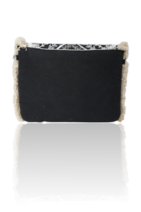 Sac à main pochette bohème, broderie miroir, vintage, bandoulière, épaule, fait main, tissé, soirée, perles, floral, pochette de poignet - Product Image 2