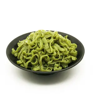 Nouilles De Konjac Spinach Fideos Shirataki Al Por Mayor Original Flavor Non-Spicy Konjac Flat Noodle