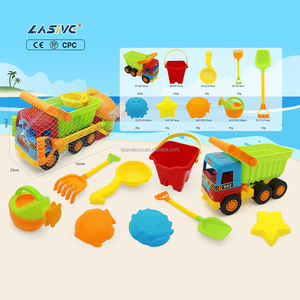 LASIVE TOYS Kit de jeu d'eau pour voiture de plage, très vendu, ensemble multi-pièces coloré, bords lisses, durable pour enfants, construction de châteaux de <span class=keywords><strong>sable</strong></span> - Product Image 1