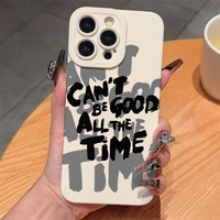 Date Lettre Impression Élève Oeil Pro Caméra Trou TPU Housse de Téléphone Portable pour Iphone 7 8 X Xr Xs 11 12 13 14 15 16 17 Pro Max