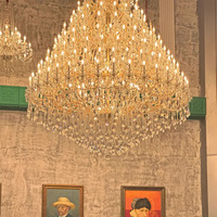 Lustre en cristal Maria Theresa de luxe, grand modèle, en cristal K9, luminaire suspendu pour hall d'hôtel, projet de villa, décoration de salle, éclairage