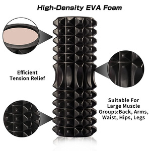 Set di rulli in schiuma per colonna di Yoga a mezzaluna Eva bastoncino da <span class=keywords><strong>massaggio</strong></span> riccio con <span class=keywords><strong>Fascia</strong></span> <span class=keywords><strong>plantare</strong></span> palla Pilates <span class=keywords><strong>Fascia</strong></span> di resistenza all'anca - Product Image 2