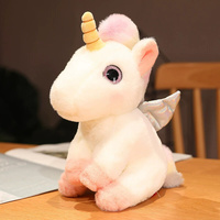 Peluche licorne animale d'anime de 25 cm en tissu ultra-doux, un cadeau surprise pour les enfants, idéale pour les machines à griffes