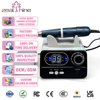 Forte perceuse à ongles portable électrique 45000 tr/min machine à lime à ongles avec embouts et base pour ongles en acrylique enlever pour salon maison