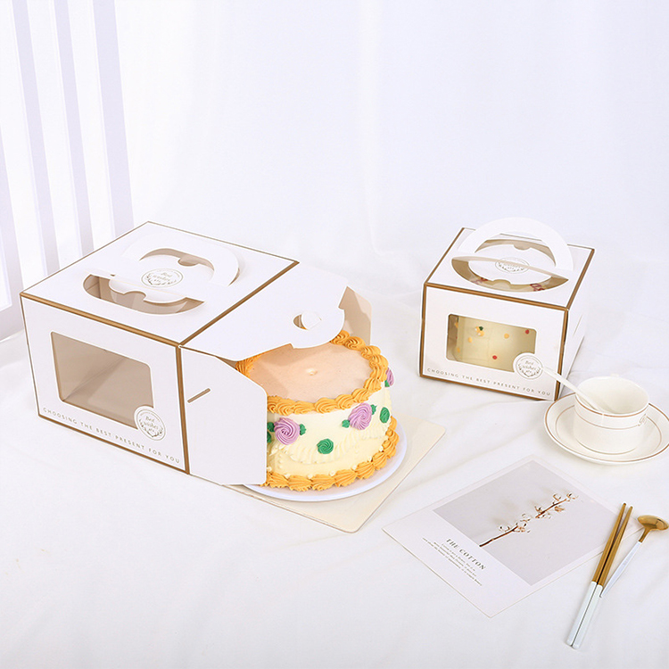 custom cake boxes deep blue