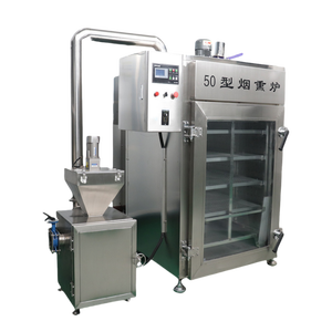 Machine à fumer à froid grande capacité 50kg-1000kg pour viande, poisson, poisson-chat, saumon, bacon, <span class=keywords><strong>jambon</strong></span>, poulet, saucisses - Fumoir - Product Image 2