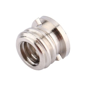 Adaptateur de trépied de caméra en acier inoxydable, conversion de filetage 1/4 à 3/8 pour accessoires de montage, ajustement universel, conception portable - Product Image 5