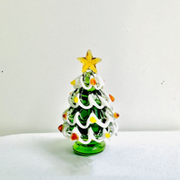 Ornements de Noël en verre émaillé Art Déco, cadeaux créatifs pour enfants, décorations transfrontalières en verre