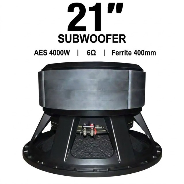 21 Inch Big Magnet Subwoofer Driver 8000W High Power Professional Audio Bass Speaker for Stage Event and DJ Club Sound System