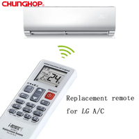 Télécommande universelle pour climatiseur ACR811 avec écran LED numérique et portée de 10 m